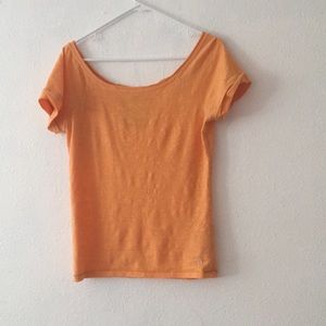 Loose Orange A&F T shirt